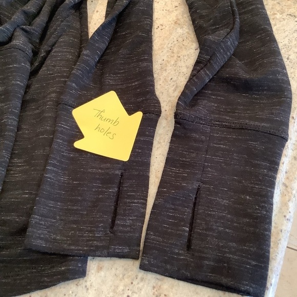 Tahari Black Open Front Cardigan Size Medium - Picture 9 of 10